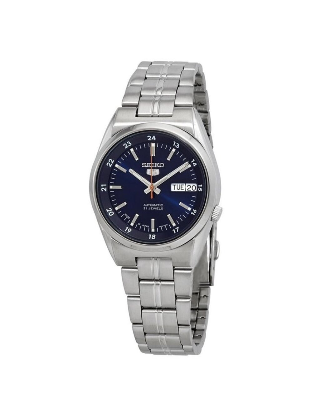 NWT Seiko Series 5 Automatic Blue Dial Men's Watch